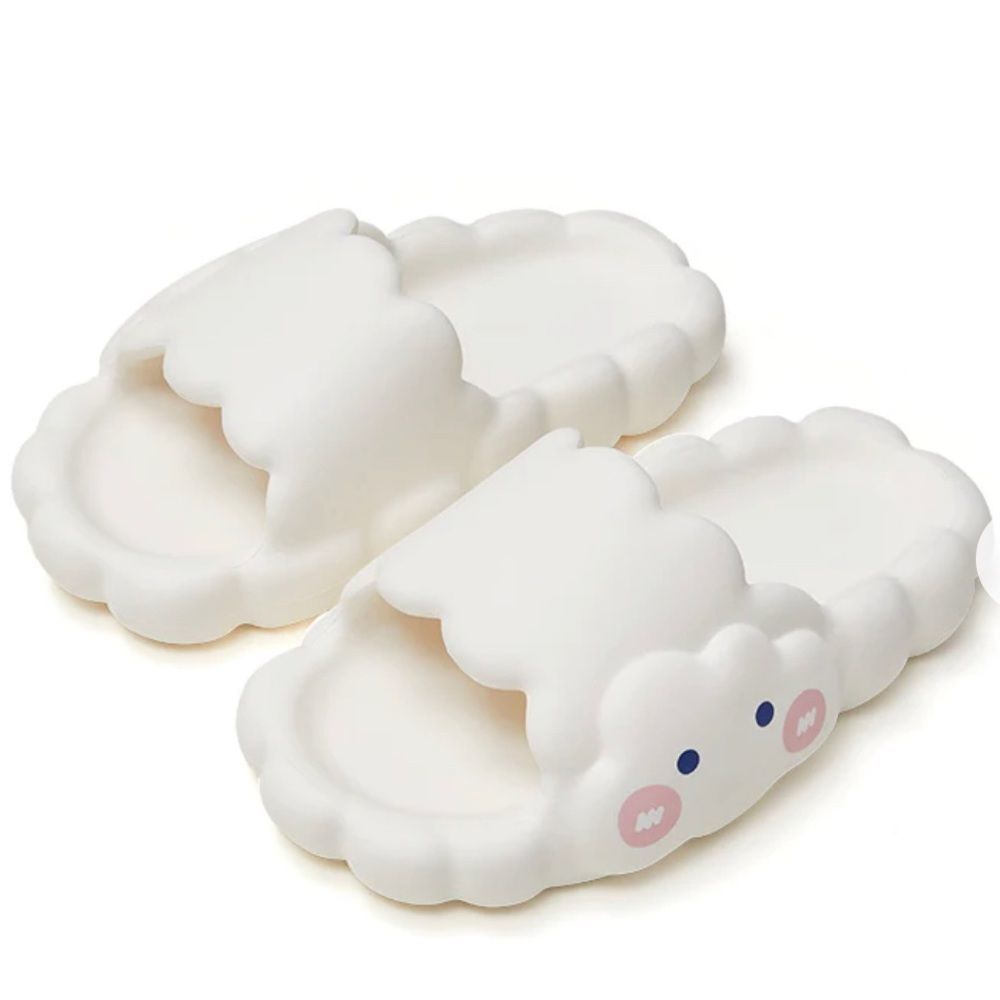 Premium Cloud Smiley Slides - Super Soft, Comfy, Silent and Anti-slippery shoes